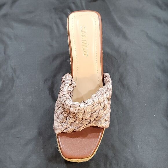 BRAND NEW OLIVIA MILLER IRMA OPEN TOE WEDGE HEEL SANDAL S2 - Picture 9 of 16